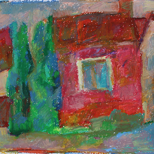 huis-tsjechie-oliepastel-27x20-monique-tjon-a-tsien